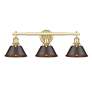 2_Orwell 3-Light Vanity Light in Champagne Bronze with Rubbed Bronze more views
