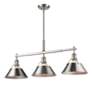 4_Orwell 35 3/4" Wide 3-Light Linear Pendant in Pewter more views