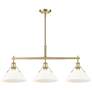 1_Orwell 35 3/4" Wide Brushed Champagne Bronze 3-Light Pendant