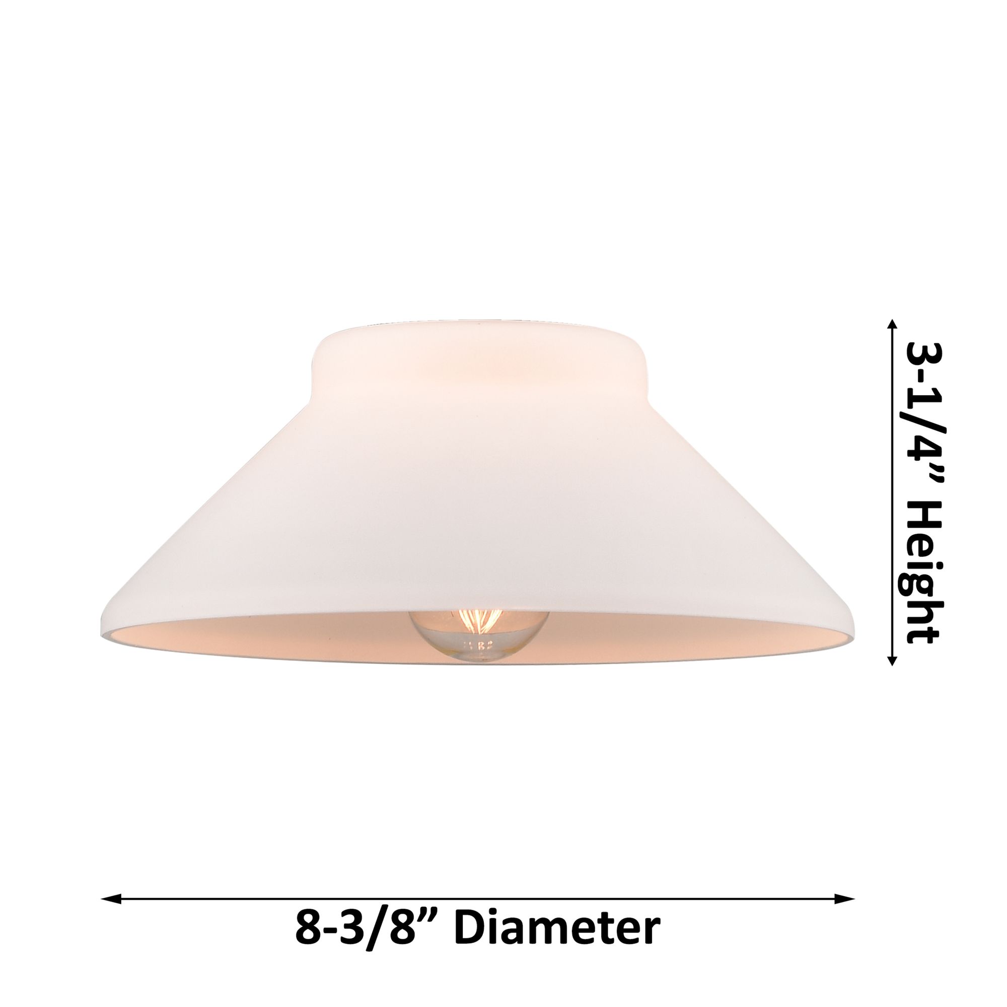 Image 6 Orwell 36" 4-Light Brushed Brass Bath Light w/ Matte White Shade more views