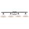 Orwell 36" 4-Light Brushed Satin Nickel Bath Light w/ Matte White Shad