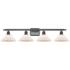 Orwell 36" 4-Light Matte Black Bath Light w/ Matte White Shade