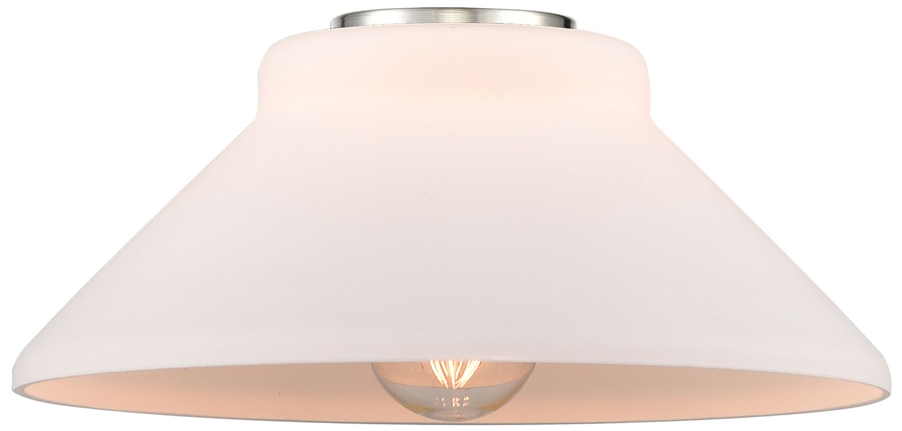 Image 4 Orwell 36" 4-Light Oil Rubbed Bronze Bath Light w/ Matte White Shade more views