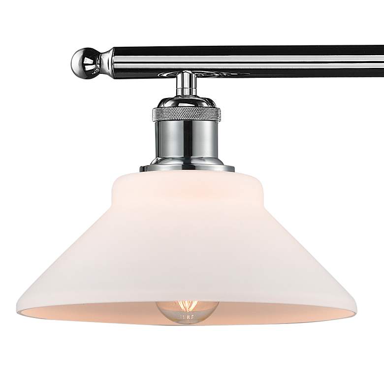 Image 2 Orwell 36" 4-Light Polished Chrome Bath Light w/ Matte White Shade more views