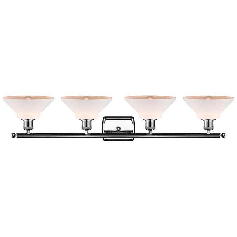 Image 3 Orwell 36" 4-Light Polished Chrome Bath Light w/ Matte White Shade more views