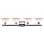 3_Orwell 36" 4-Light Polished Chrome Bath Light w/ Matte White Shade more views