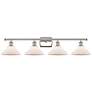 Orwell 36" 4-Light Polished Nickel Bath Light w/ Matte White Shade