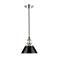 Orwell 7 1/2" Wide Mini Pendant in Chrome with Matte Black