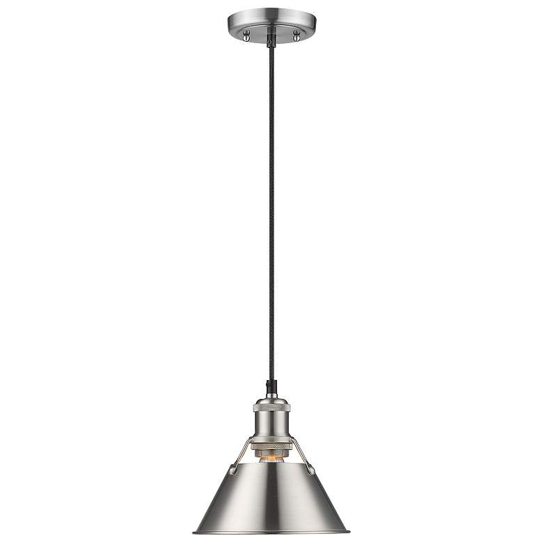 Image 2 Orwell 7 1/2" Wide Pewter Mini Pendant
