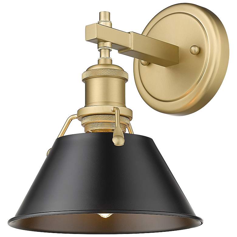 Image 1 Orwell 7 1/2" Wide Wall Sconce in Brushed Champagne Bronze with Matte