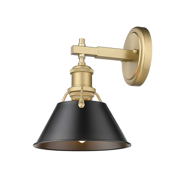 Image 3 Orwell 7 1/2" Wide Wall Sconce in Brushed Champagne Bronze with Matte more views