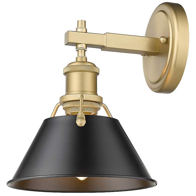 Image 6 Orwell 7 1/2" Wide Wall Sconce in Brushed Champagne Bronze with Matte more views