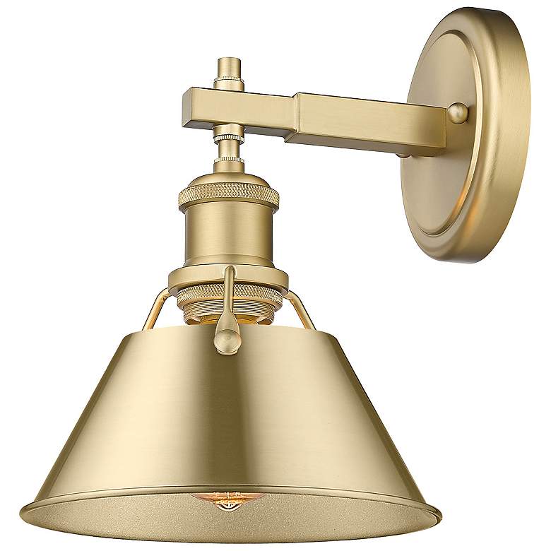 Image 4 Orwell 7 1/2" Wide Wall Sconce in Brushed Champagne Bronze more views