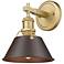 Orwell 7 1/2" Wide Wall Sconce in Champagne Bronze with Rubbed Bronze