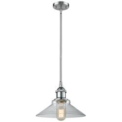 Orwell 8.38" Wide Polished Chrome Stem Hung Mini Pendant w/ Clear Shad