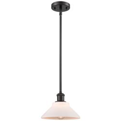 Orwell 8" Oil Rubbed Bronze Mini Pendant w/ Matte White Shade
