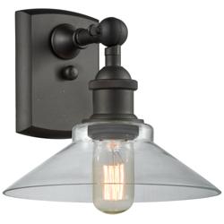 Orwell 8" Oil Rubbed Bronze Sconce w/ Clear Shade