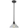Orwell 8" LED Mini Pendant - Oil Rubbed Bronze - Clear Shade