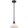 Orwell 8" LED Mini Pendant - Oil Rubbed Bronze - Matte White Shade