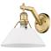 Orwell 9 3/4" High Brushed Champagne Bronze Wall Sconce
