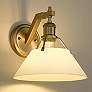 1_Orwell 9 3/4" High Brushed Champagne Bronze Wall Sconce