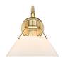 5_Orwell 9 3/4" High Brushed Champagne Bronze Wall Sconce more views