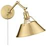 1_Orwell Brushed Champagne Bronze Swing Arm Wall Lamp