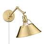 2_Orwell Brushed Champagne Bronze Swing Arm Wall Lamp more views