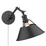 4_Orwell Matte Black Swing Arm Wall Lamp more views