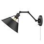 5_Orwell Matte Black Swing Arm Wall Lamp more views