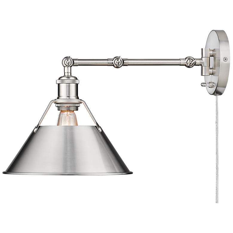 Image 3 Orwell Pewter Swing Arm Wall Lamp more views