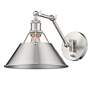 5_Orwell Pewter Swing Arm Wall Lamp more views