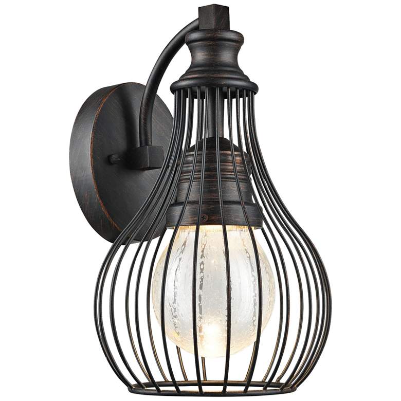 Image 1 Osage 13" High Weathered Charcoal LED Outdoor Wall Light