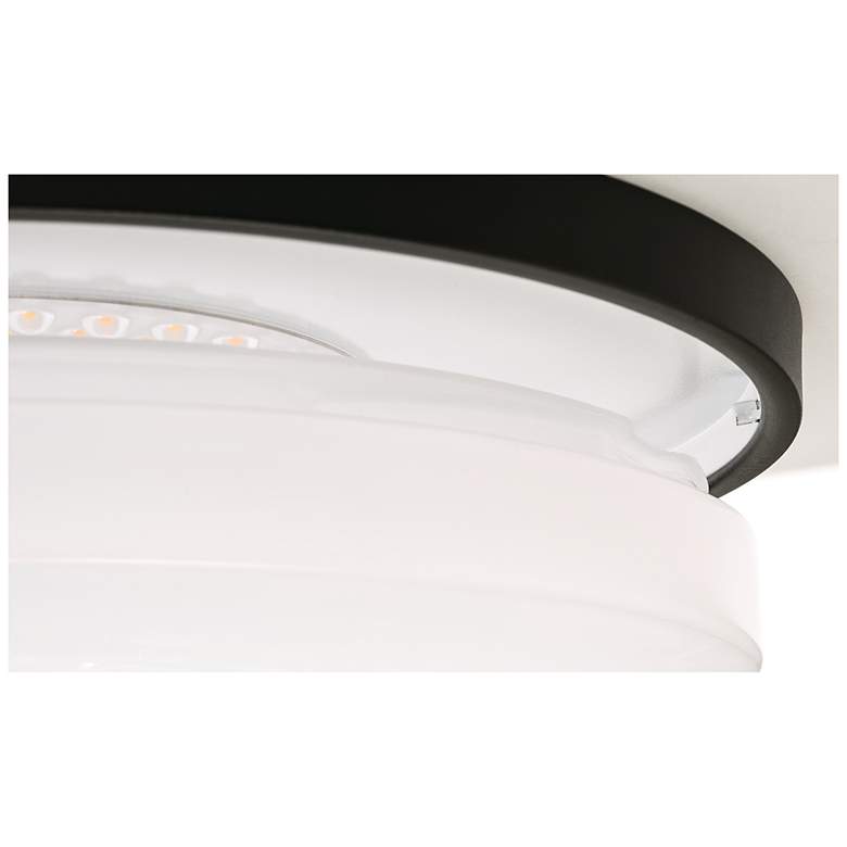 Image 3 Oscar 11" Flush Mount - Black more views