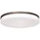 Oscar 19" Wide Satin Nickel LED Ceiling Light
