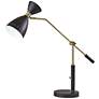 1_Oscar Black and Antique Brass Adjustable Desk Lamp