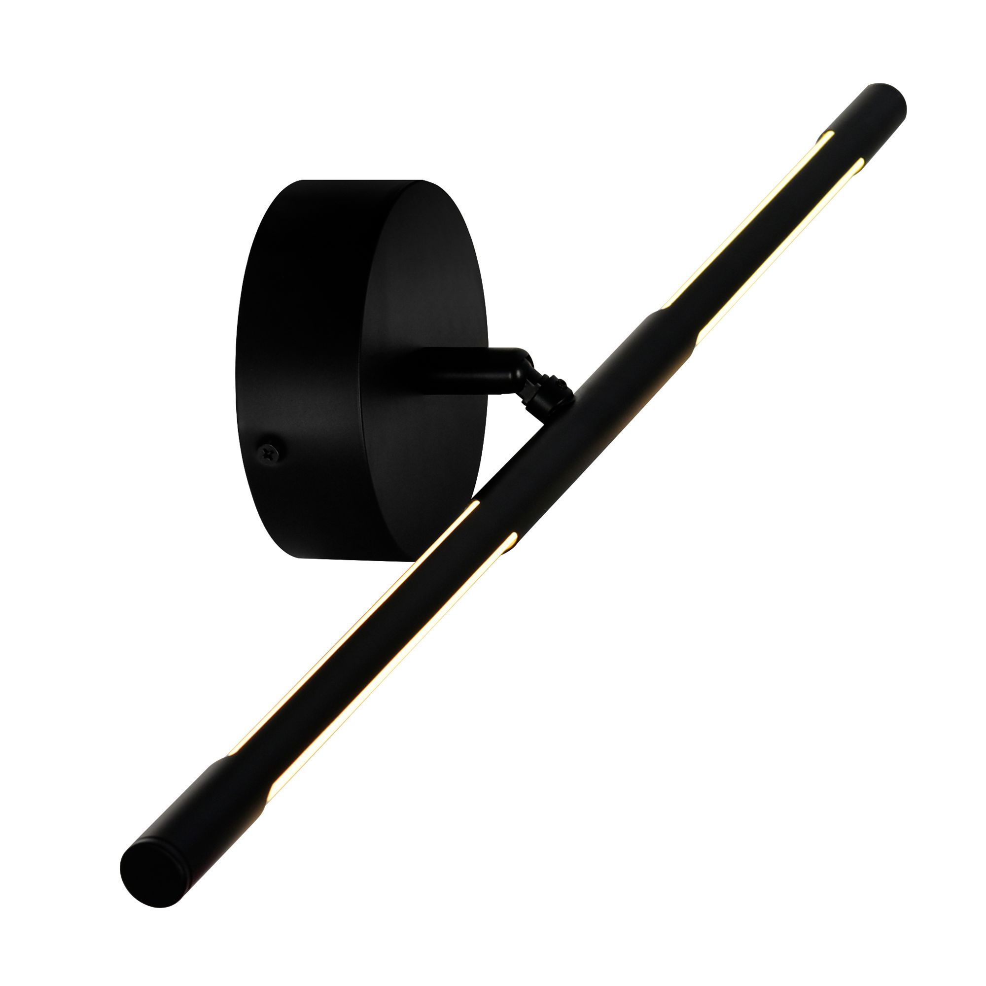 Image 3 Oskil Integrated LED 24in Black Vanity Light more views