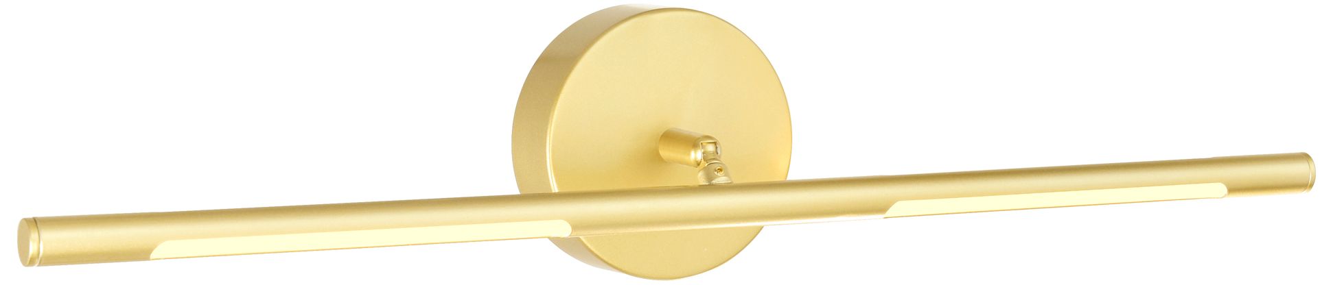 Oskil Integrated LED 24in Satin Gold Vanity Light