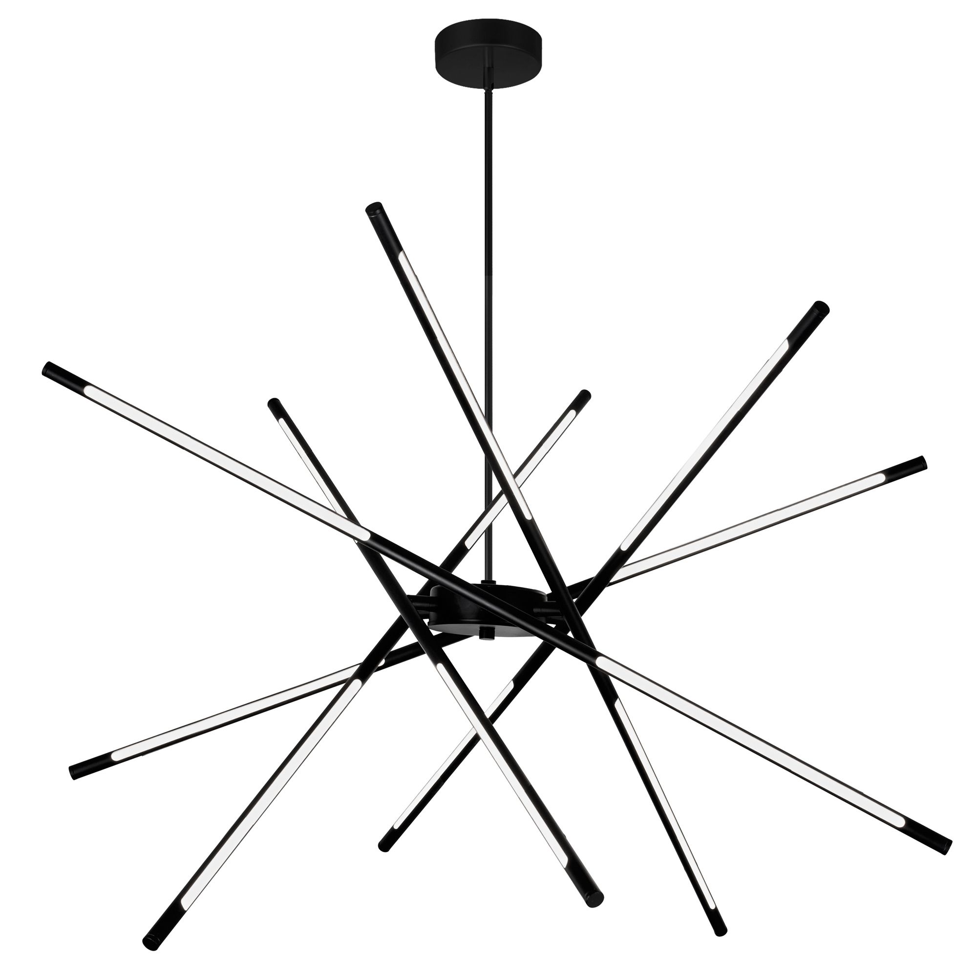 Image 5 Oskil Integrated LED 43in Black Chandelier more views