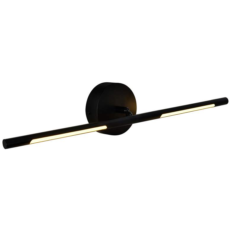 Image 1 Oskil LED Integrated Wall Light With Black Finish