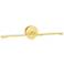 Oskil LED Integrated Wall Light With Satin Gold Finish