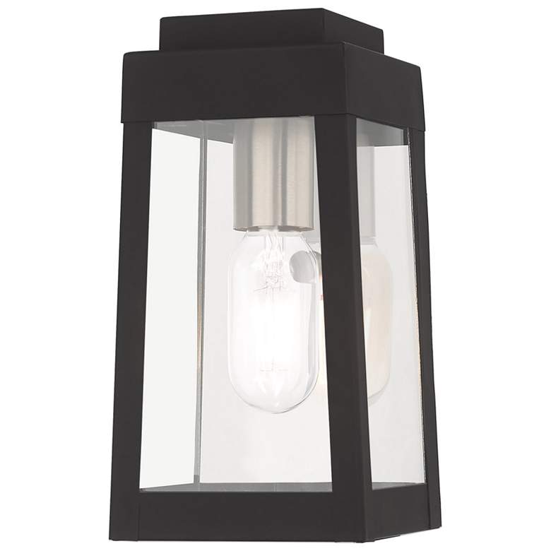Image 1 Oslo 1 Light Black Outdoor Wall Lantern