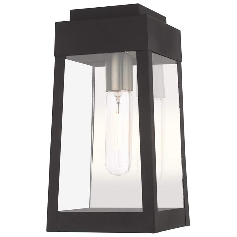 Image 1 Oslo 1 Light Black Outdoor Wall Lantern