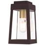 2_Oslo 1 Light Bronze Outdoor Wall Lantern