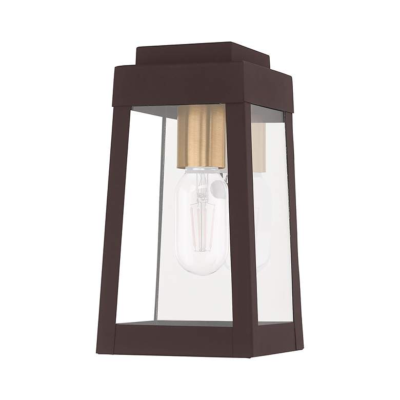 Image 4 Oslo 1 Light Bronze Outdoor Wall Lantern more views