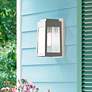 1_Oslo 1 Light Brushed Nickel Outdoor Wall Lantern
