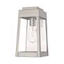 4_Oslo 1 Light Brushed Nickel Outdoor Wall Lantern more views
