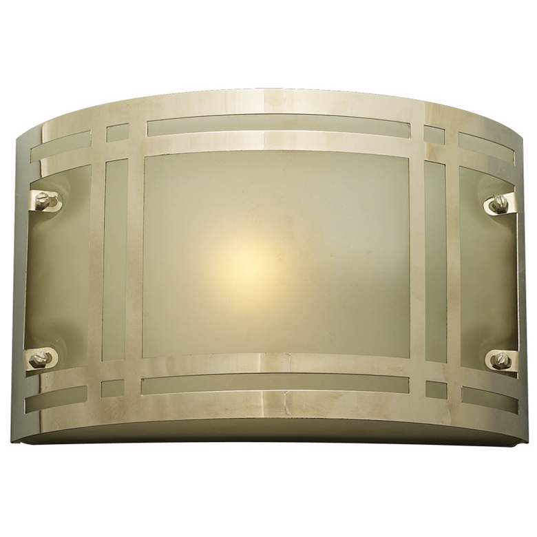 Image 1 Oslo 10 1/2 inch Wide Polished Chrome Outdoor Wall Light