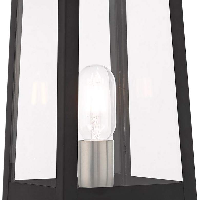 Image 4 Oslo 15 1/4" High Black Outdoor Post Light more views