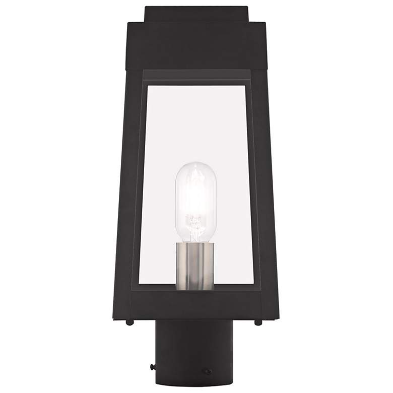 Image 5 Oslo 15 1/4" High Black Outdoor Post Light more views